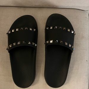 Valentino Rock Stud slides! Very good condition!